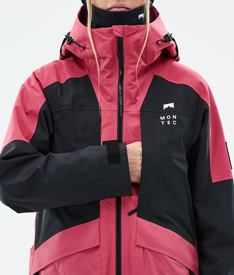 Montec Morpheus W Snowboardjakke Dame Light Red/Black, Bilde 9 av 10