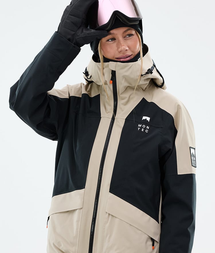 Montec Morpheus W Snowboardjakke Dame Sand/Black, Bilde 2 av 10