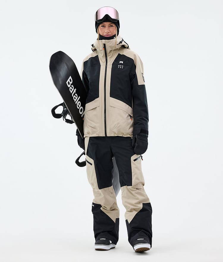 Montec Morpheus W Snowboardjakke Dame Sand/Black, Bilde 3 av 10
