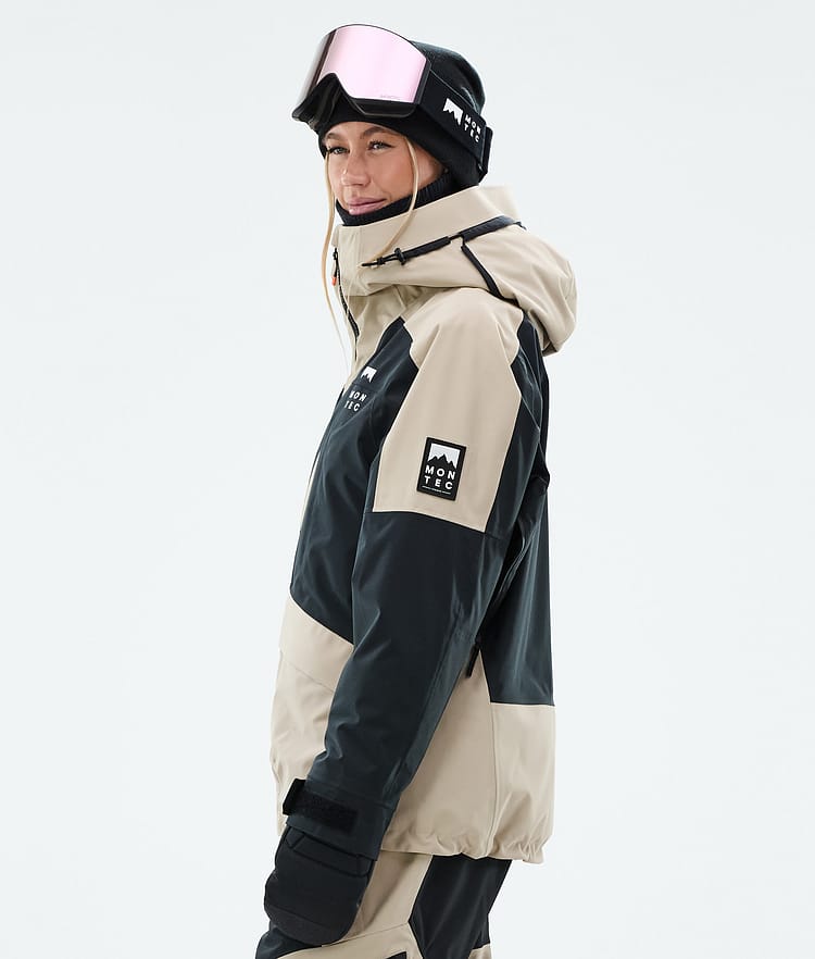Montec Morpheus W Snowboardjakke Dame Sand/Black, Bilde 6 av 10