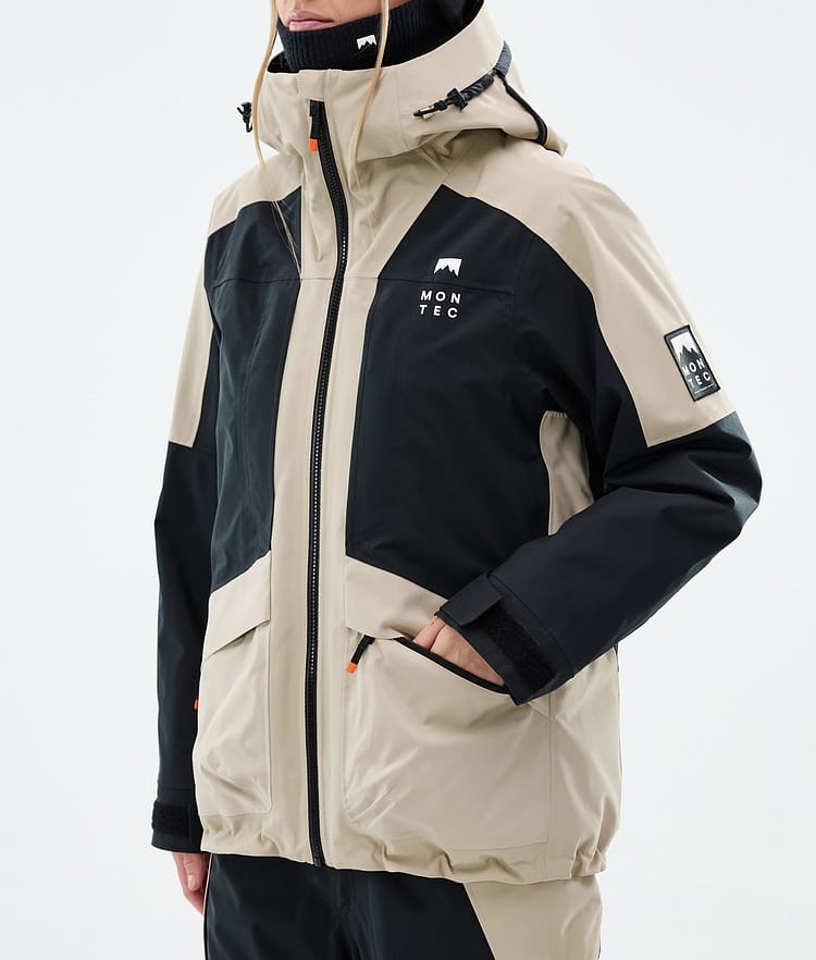 Montec Morpheus W Snowboardjakke Dame Sand/Black, Bilde 8 av 10