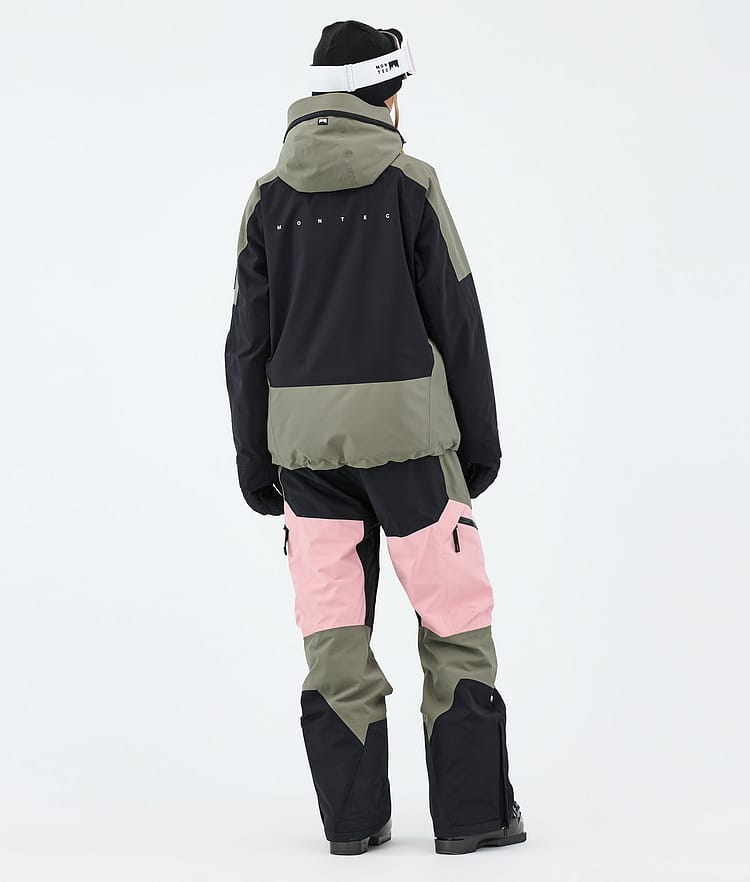 Montec Morpheus W Skijakke Dame Greenish/Black/Soft Pink, Image 3 of 9