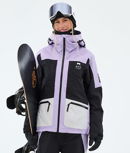 Montec Morpheus W Snowboardjakke Dame Faded Violet/Black/Light Grey