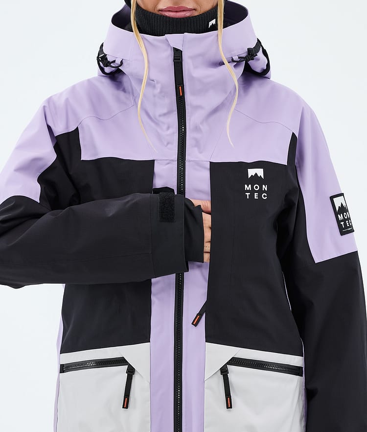 Montec Morpheus W Skijakke Dame Faded Violet/Black/Light Grey, Image 8 of 9