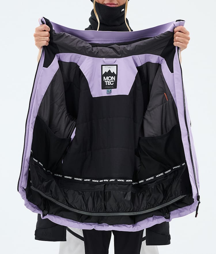 Montec Morpheus W Snowboardjakke Dame Faded Violet/Black/Light Grey, Image 9 of 9