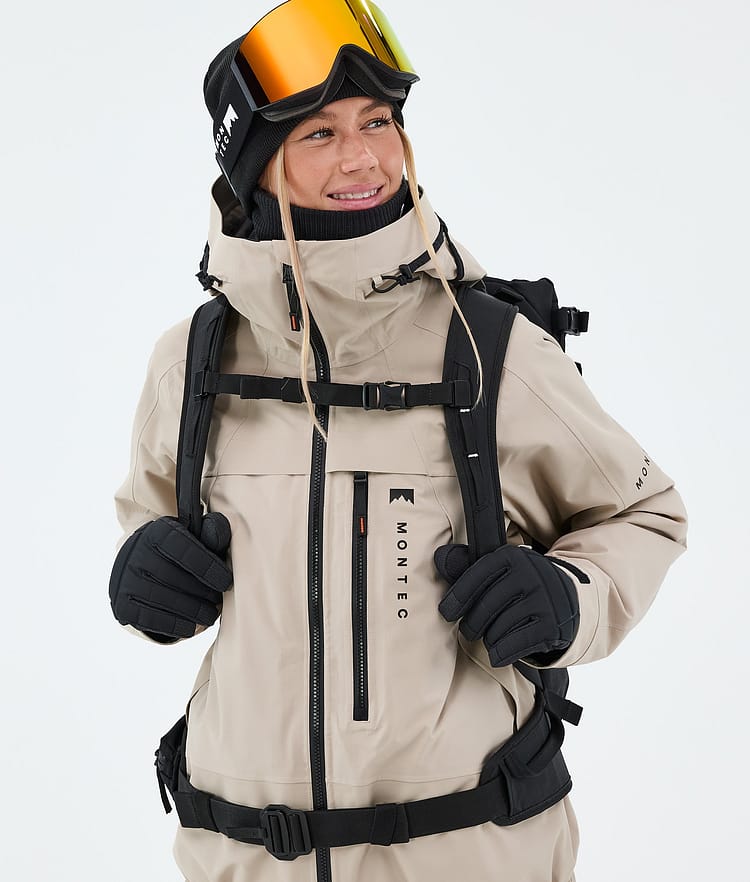 Montec Oracle W Snowboardjakke Dame Sand, Image 4 of 9