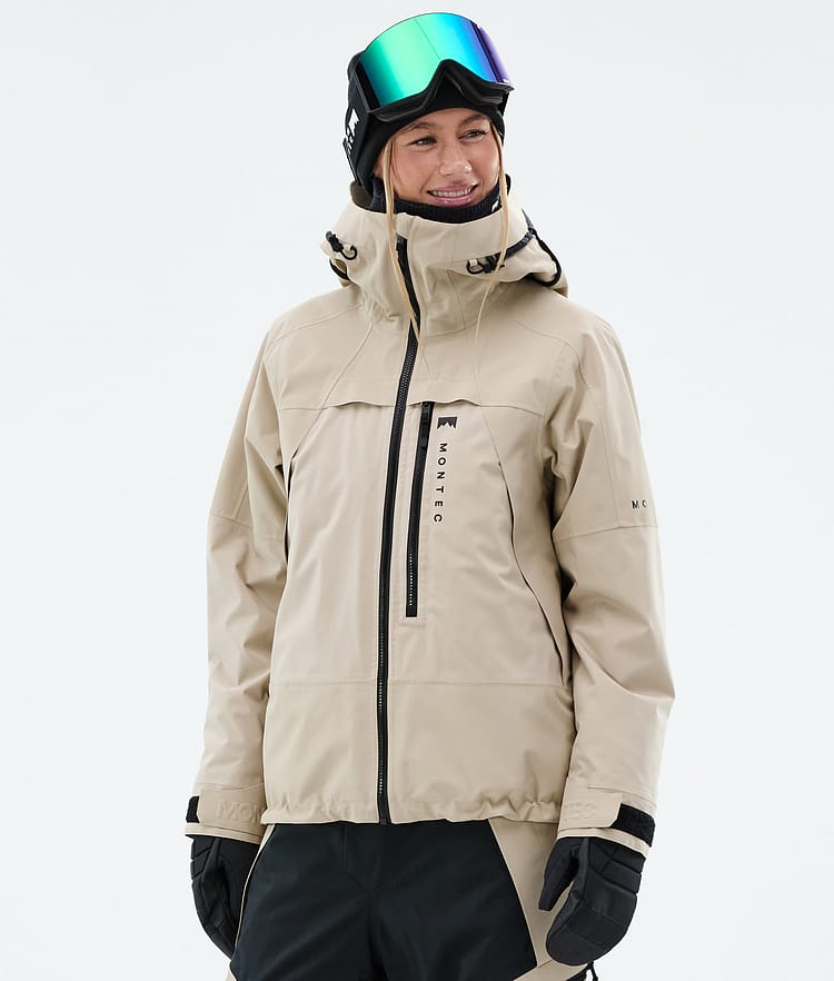 Montec Oracle W Snowboardjakke Dame Sand, Bilde 6 av 11