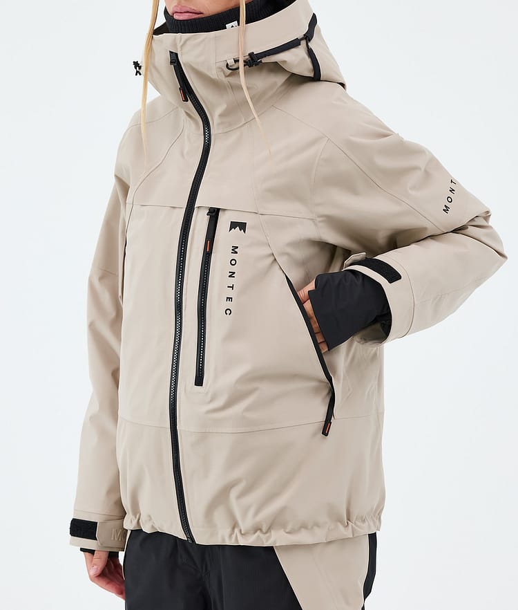Montec Oracle W Snowboardjakke Dame Sand, Image 7 of 9