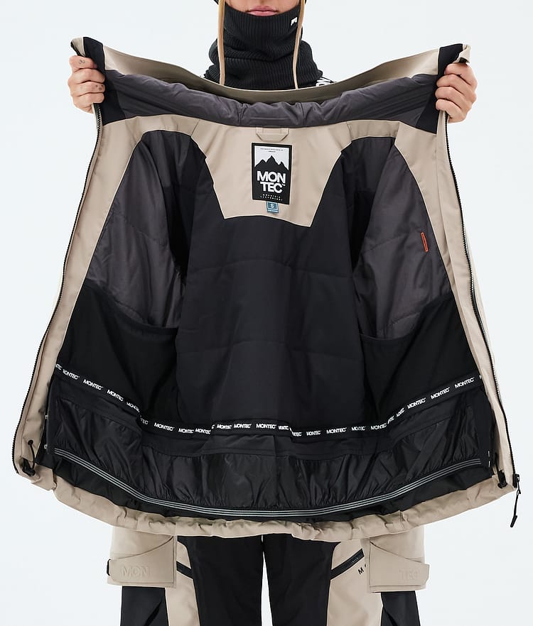 Montec Oracle W Snowboardjakke Dame Sand, Image 9 of 9