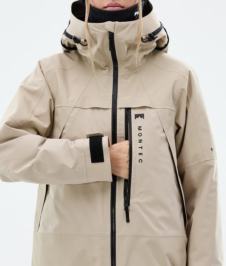 Montec Oracle W Snowboardjakke Dame Sand, Bilde 10 av 11
