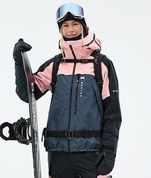 Montec Oracle W Snowboardjakke Dame Soft Pink/Black/Metal Blue