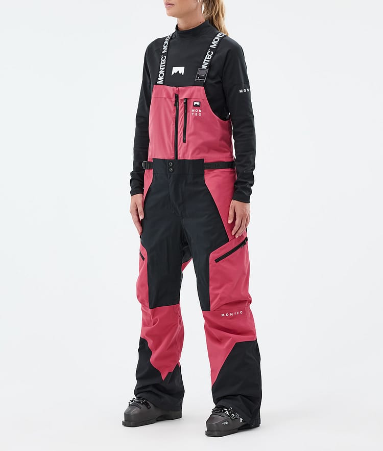 Montec Dozer W Skibukse Dame Light Red/Black, Bilde 1 av 6
