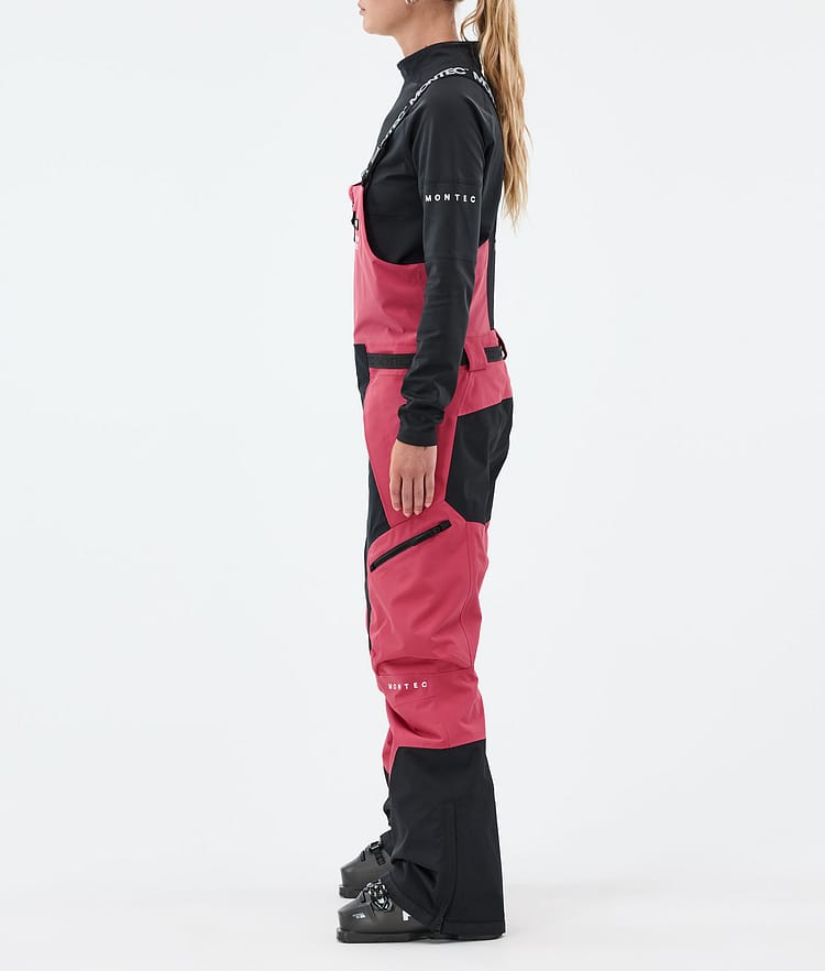 Montec Dozer W Skibukse Dame Light Red/Black, Bilde 2 av 6