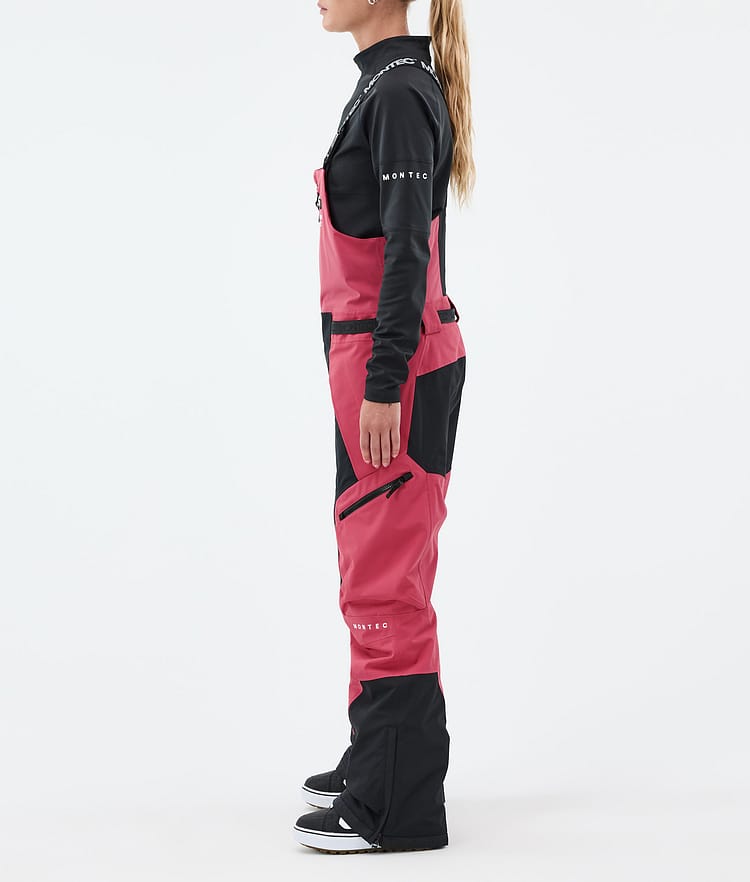 Montec Dozer W Snowboardbukse Dame Light Red/Black, Bilde 2 av 6