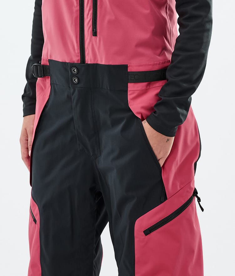 Montec Dozer W Snowboardbukse Dame Light Red/Black, Bilde 4 av 6