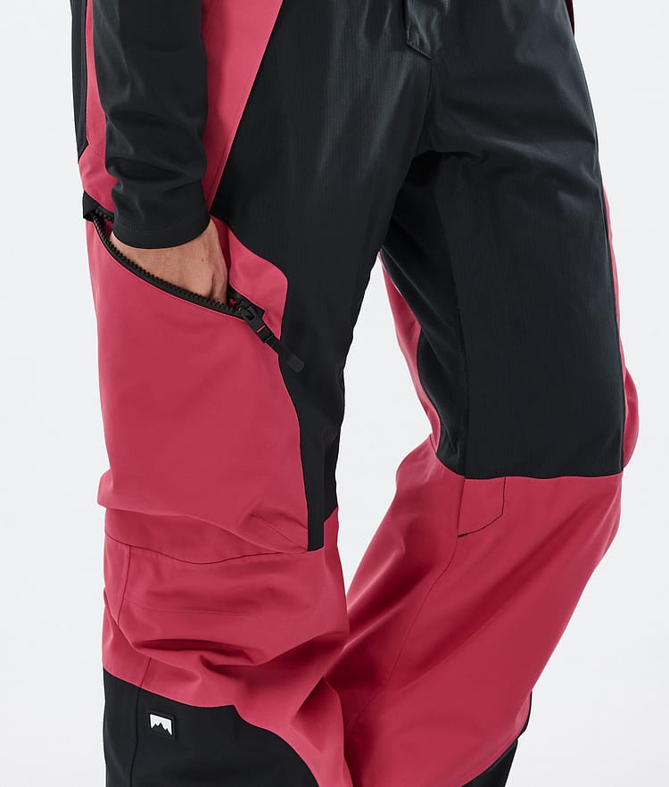 Montec Dozer W Skibukse Dame Light Red/Black, Bilde 6 av 6