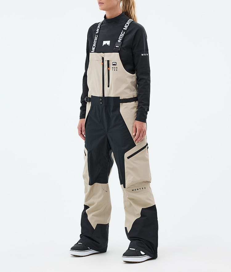Montec Dozer W Snowboardbukse Dame Sand/Black, Bilde 1 av 6