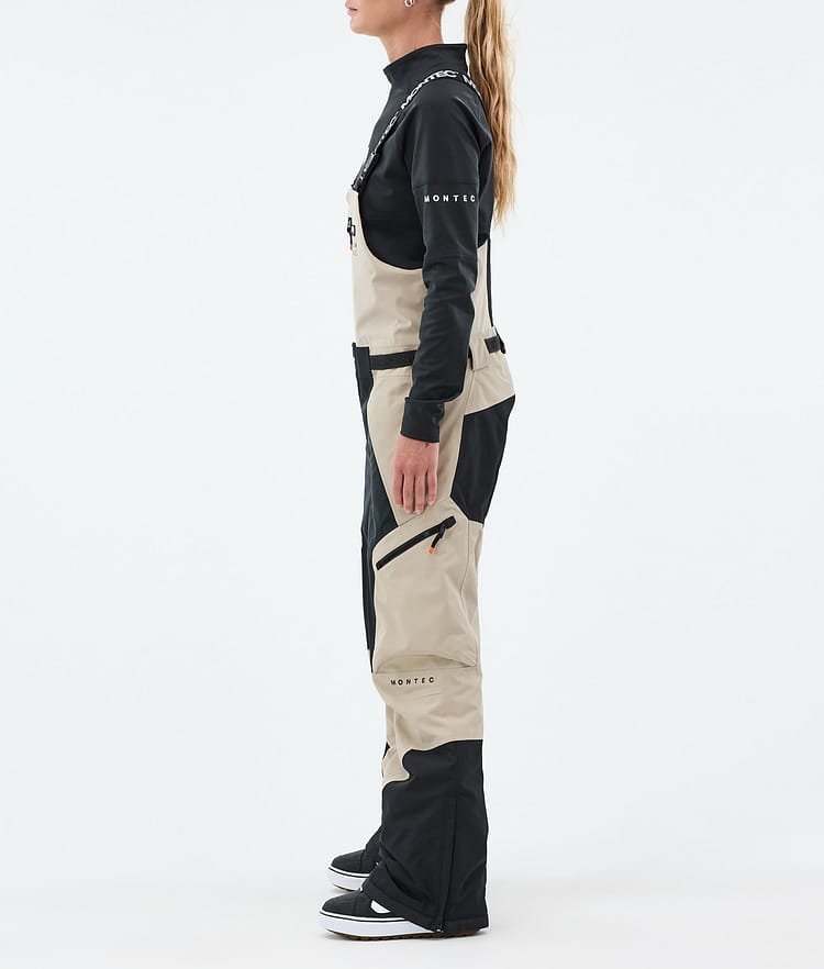 Montec Dozer W Snowboardbukse Dame Sand/Black, Bilde 2 av 6
