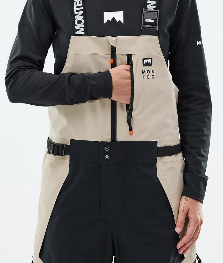 Montec Dozer W Snowboardbukse Dame Sand/Black, Bilde 5 av 6