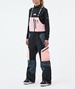 Montec Dozer W Snowboardbukse Dame Soft Pink/Black/Metal Blue