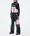 Montec Dozer W Skibukse Dame Soft Pink/Black/Metal Blue