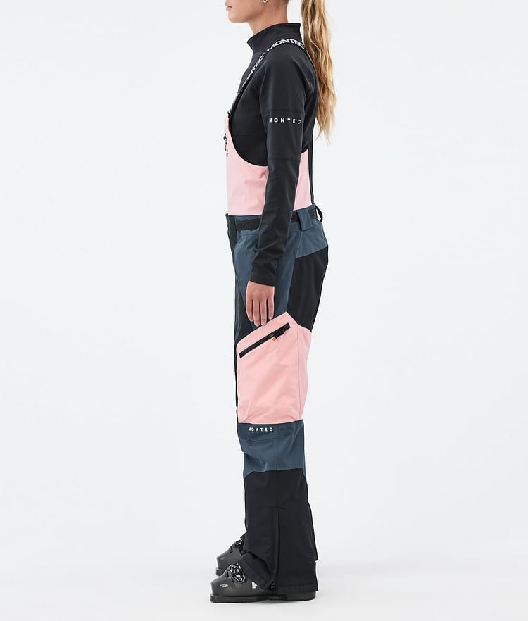 Montec Dozer W Skibukse Dame Soft Pink/Black/Metal Blue, Bilde 2 av 6
