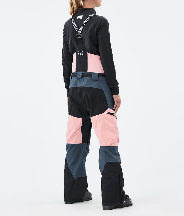Montec Dozer W Skibukse Dame Soft Pink/Black/Metal Blue, Bilde 3 av 6
