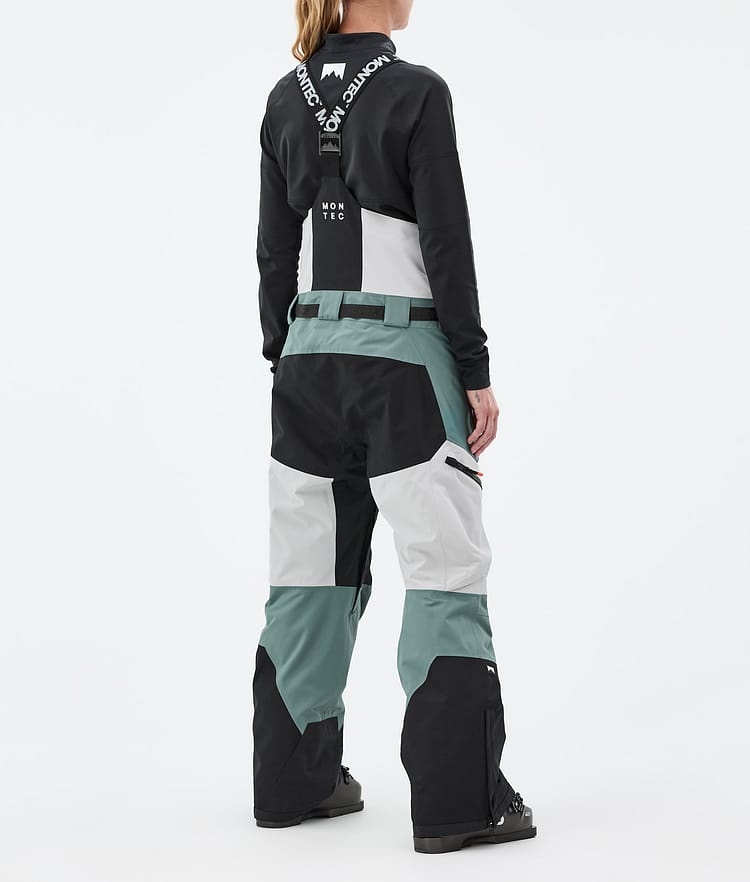 Montec Dozer W Skibukse Dame Light Grey/Black/Atlantic, Bilde 3 av 6