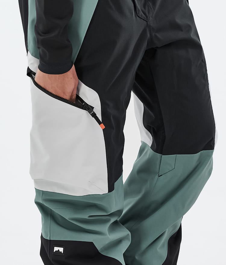 Montec Dozer W Skibukse Dame Light Grey/Black/Atlantic, Bilde 6 av 6