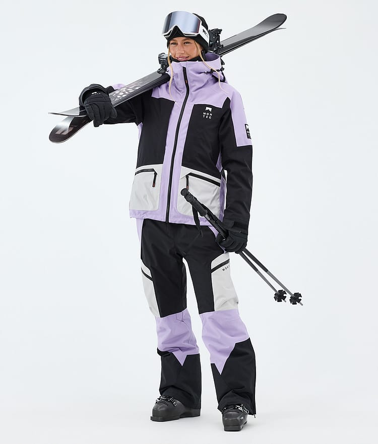 Montec Dozer W Skibukse Dame Light Grey/Black/Faded Violet, Image 2 of 7