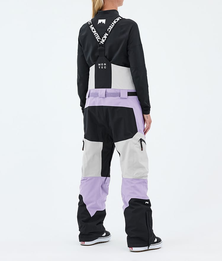 Montec Dozer W Snowboardbukse Dame Light Grey/Black/Faded Violet, Image 4 of 7