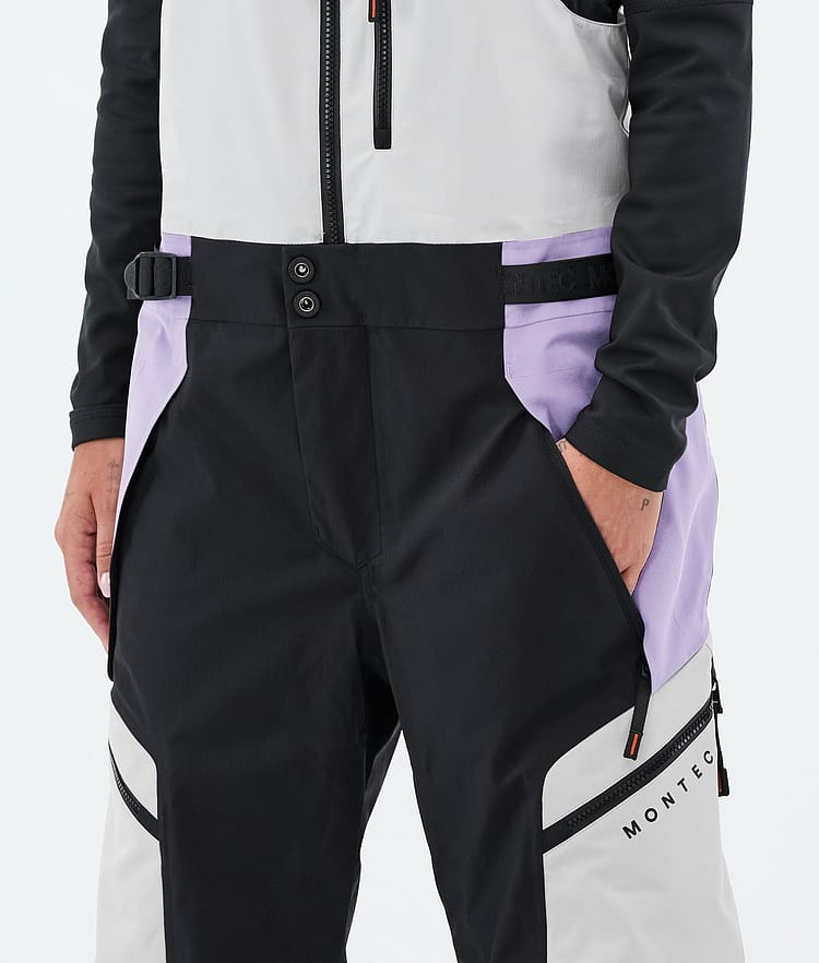 Montec Dozer W Snowboardbukse Dame Light Grey/Black/Faded Violet, Image 5 of 7