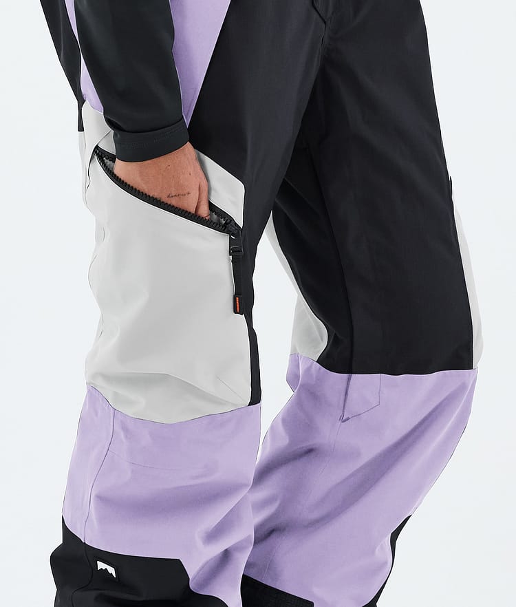 Montec Dozer W Snowboardbukse Dame Light Grey/Black/Faded Violet, Image 7 of 7