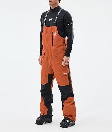 Montec Fawk Skibukse Herre Burned Orange/Black