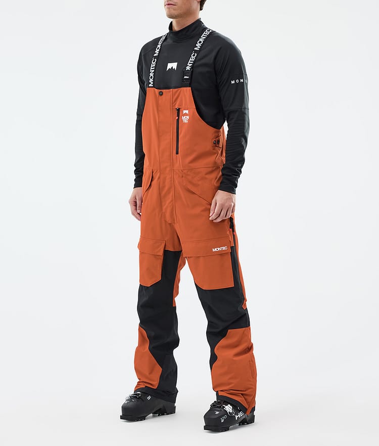Montec Fawk Skibukse Herre Burned Orange/Black, Bilde 1 av 6