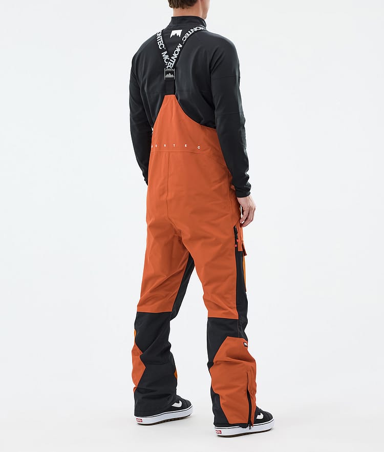 Montec Fawk Snowboardbukse Herre Burned Orange/Black, Bilde 3 av 6