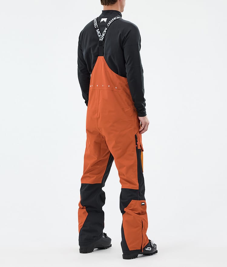 Montec Fawk Skibukse Herre Burned Orange/Black, Bilde 3 av 6