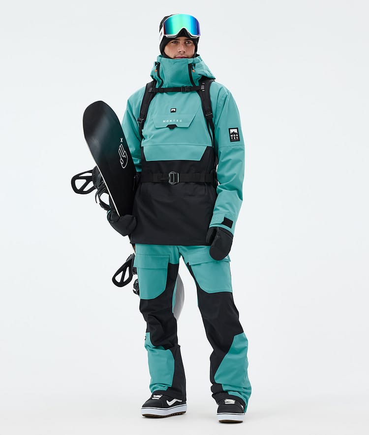 Montec Fawk Snowboardbukse Herre Turquoise/Black, Bilde 2 av 7