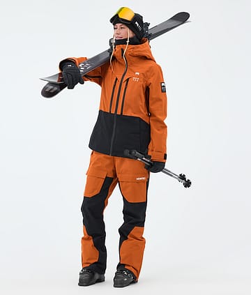 Montec Moss W Skidoutfit Burned Orange/Black