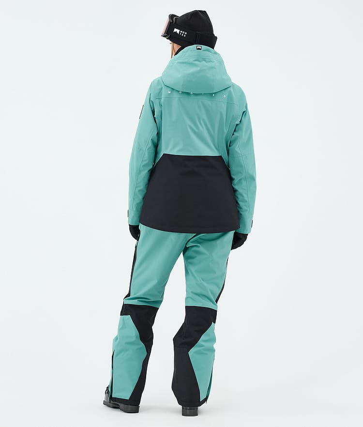 Montec Moss W Skijakke Dame Turquoise/Black, Image 3 of 9