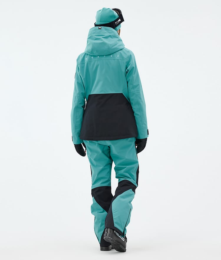 Montec Moss W Skijakke Dame Turquoise/Black, Bilde 5 av 10