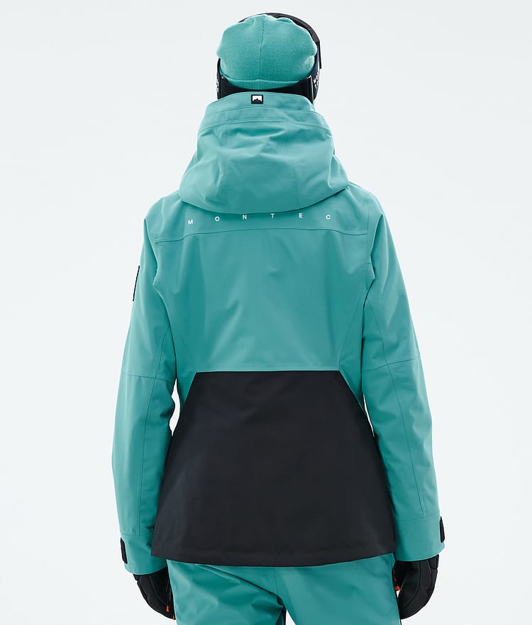Montec Moss W Skijakke Dame Turquoise/Black, Bilde 7 av 10