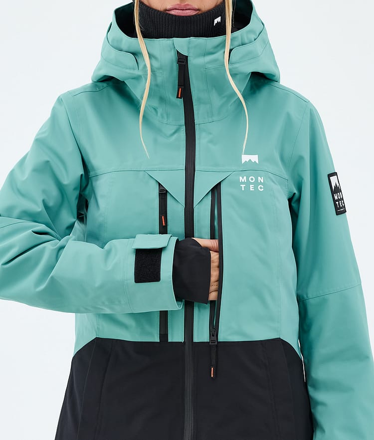 Montec Moss W Skijakke Dame Turquoise/Black, Image 8 of 9