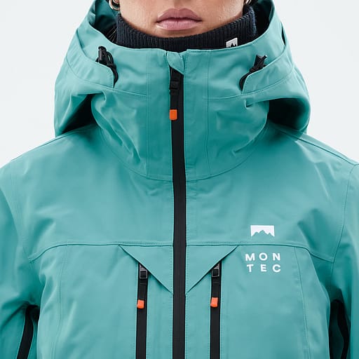 Frontglidelås med indre klaffer Hovedproduktdetaljbilde,