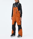 Montec Fawk W Snowboardbukse Dame Burned Orange/Black