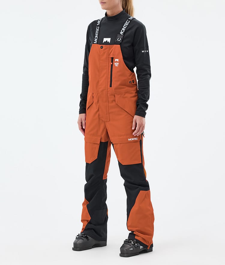 Montec Fawk W Skibukse Dame Burned Orange/Black, Bilde 1 av 6