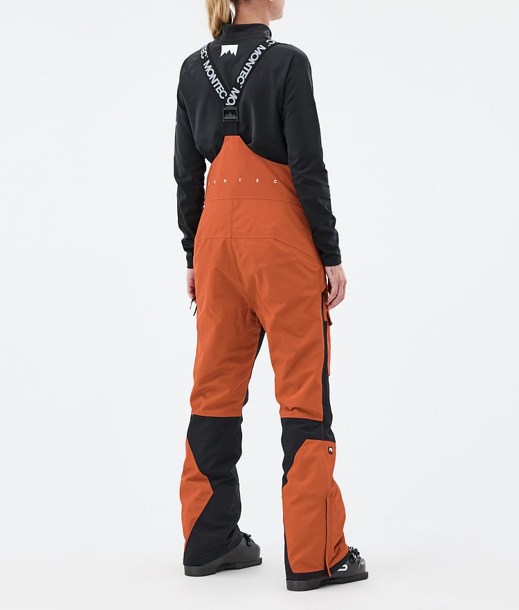 Montec Fawk W Skibukse Dame Burned Orange/Black, Bilde 3 av 6