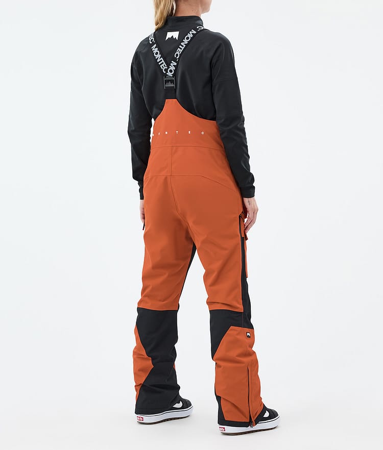 Montec Fawk W Snowboardbukse Dame Burned Orange/Black, Bilde 3 av 6
