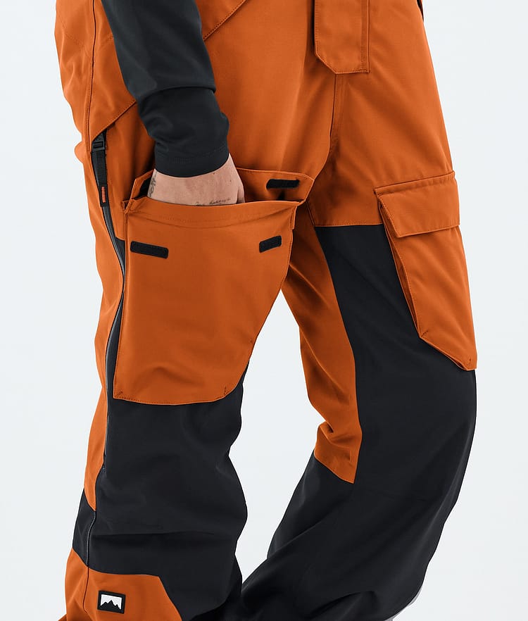 Montec Fawk W Snowboardbukse Dame Burned Orange/Black, Image 7 of 7