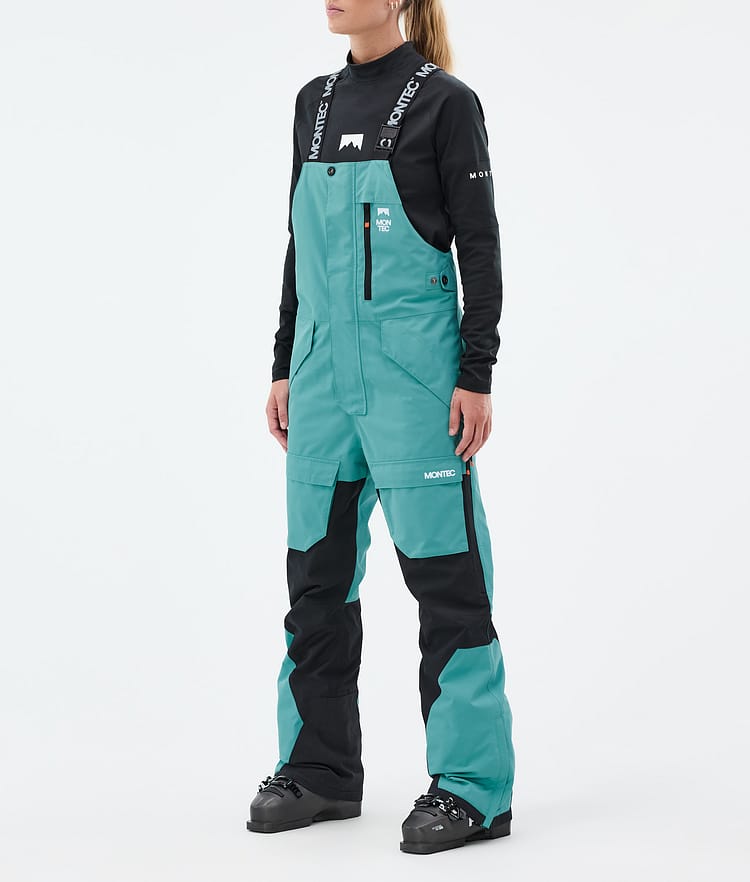 Montec Fawk W Skibukse Dame Turquoise/Black, Bilde 1 av 7